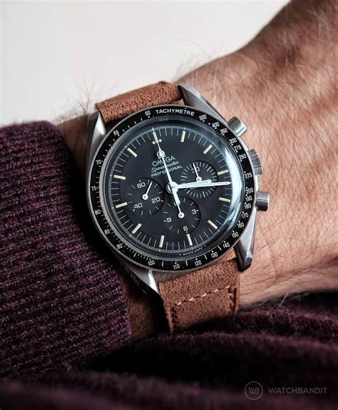 omega speedmaster moonwatch leather|Omega Speedmaster replacement bracelet.